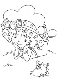 strawberry shortcake coloring pages - page 50
