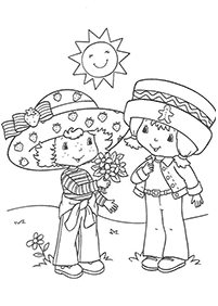 strawberry shortcake coloring pages - page 52