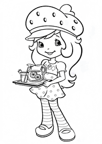 strawberry shortcake coloring pages - page 53