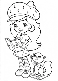 strawberry shortcake coloring pages - page 54