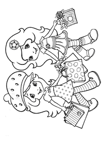 strawberry shortcake coloring pages - page 55