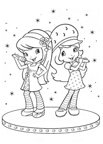 strawberry shortcake coloring pages - page 60