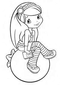 strawberry shortcake coloring pages - page 61