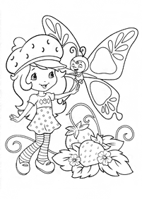 strawberry shortcake coloring pages - page 62