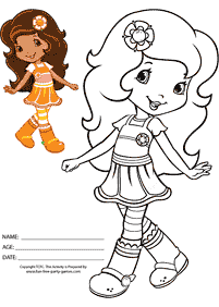 strawberry shortcake coloring pages - page 67