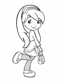 strawberry shortcake coloring pages - page 68