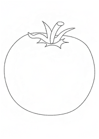 vegetable coloring pages - page 1