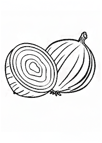 vegetable coloring pages - page 12