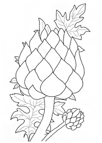 vegetable coloring pages - page 80