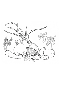 vegetable coloring pages - page 86