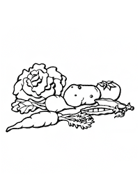 vegetable coloring pages - page 89