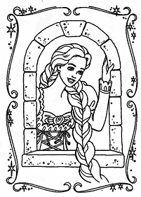 Rapunzel (Tangled) Malvorlagen - Seite 15
