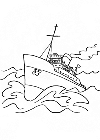 ボートの塗り絵 - 19