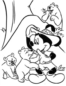Kolorowanki Myszka Miki – strona 55