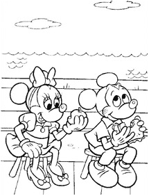 Kolorowanki Myszka Miki – strona 76