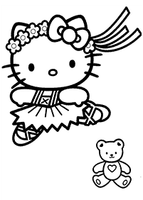 Kolorowanki z Hello Kitty – strona 29