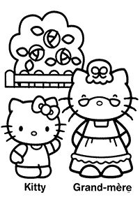 Kolorowanki z Hello Kitty – strona 41