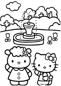 Kolorowanki z Hello Kitty – strona 51