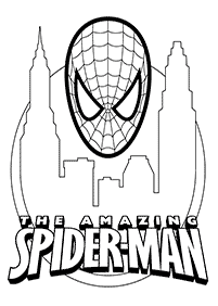 Malowanki Spiderman – strona 36