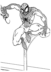 Malowanki Spiderman – strona 40