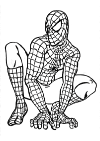 Malowanki Spiderman – strona 43