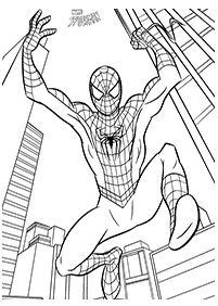 Malowanki Spiderman – strona 72