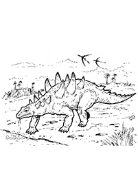 Kolorowanki z dinozaurami – strona 36