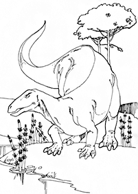 Kolorowanki z dinozaurami – strona 59