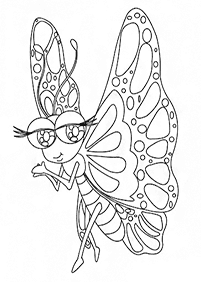 Kolorowanki z motylami – strona 66