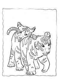 Tygrysie kolorowanki – strona 69
