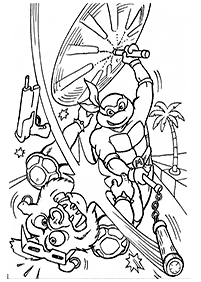 Malowanki Żółwie Ninja – strona 12