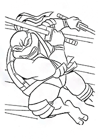 Malowanki Żółwie Ninja – strona 57