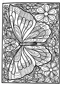 Desenhos para colorir para adultos - Páginas de colorir 108