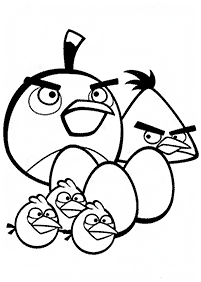 Desenhos para colorir dos Angry Birds - Página de colorir 26