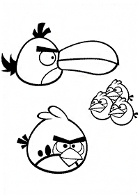 Desenhos para colorir dos Angry Birds - Página de colorir 8
