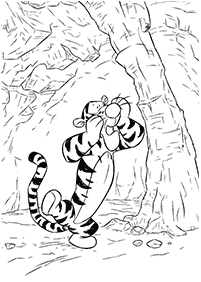 Desenhos de tigres para colorir – Página de colorir 20