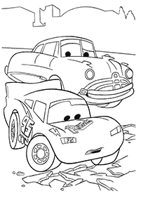 Desenhos para colorir de Carros (Disney) – Página de colorir 14