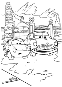 Desenhos para colorir de Carros (Disney) – Página de colorir 26