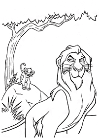 Desenhos de O Rei Leão Para Colorir – Página de colorir 14