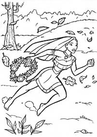 Desenhos da Pocahontas para colorir - Página de colorir 12