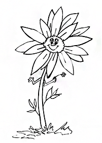 Desenhos de flores para colorir - Página de colorir 133