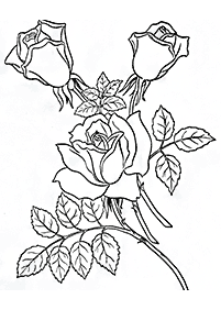 Desenhos de flores para colorir - Página de colorir 146