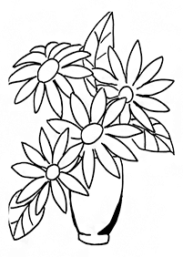 Desenhos de flores para colorir - Página de colorir 2