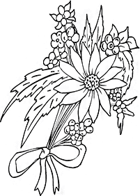 Desenhos de flores para colorir - Página de colorir 53