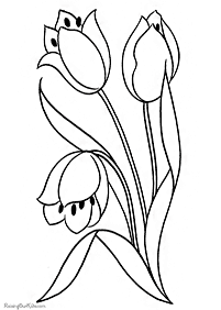 Desenhos de flores para colorir - Página de colorir 79