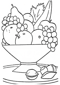Desenhos de frutas para colorir - Página de colorir 109