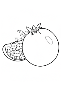 Desenhos de frutas para colorir - Página de colorir 59