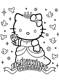 Páginas para colorir da Hello Kitty – Página de colorir 14