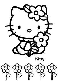 Páginas para colorir da Hello Kitty – Página de colorir 27