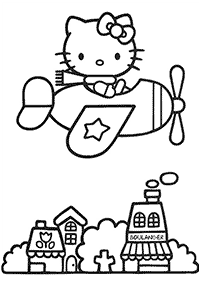 Páginas para colorir da Hello Kitty – Página de colorir 9